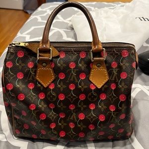 Louis Vuitton Murakami Cerises Speedy 25